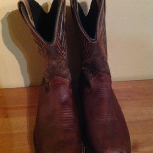 Red Wing Irish setter steel toe boots